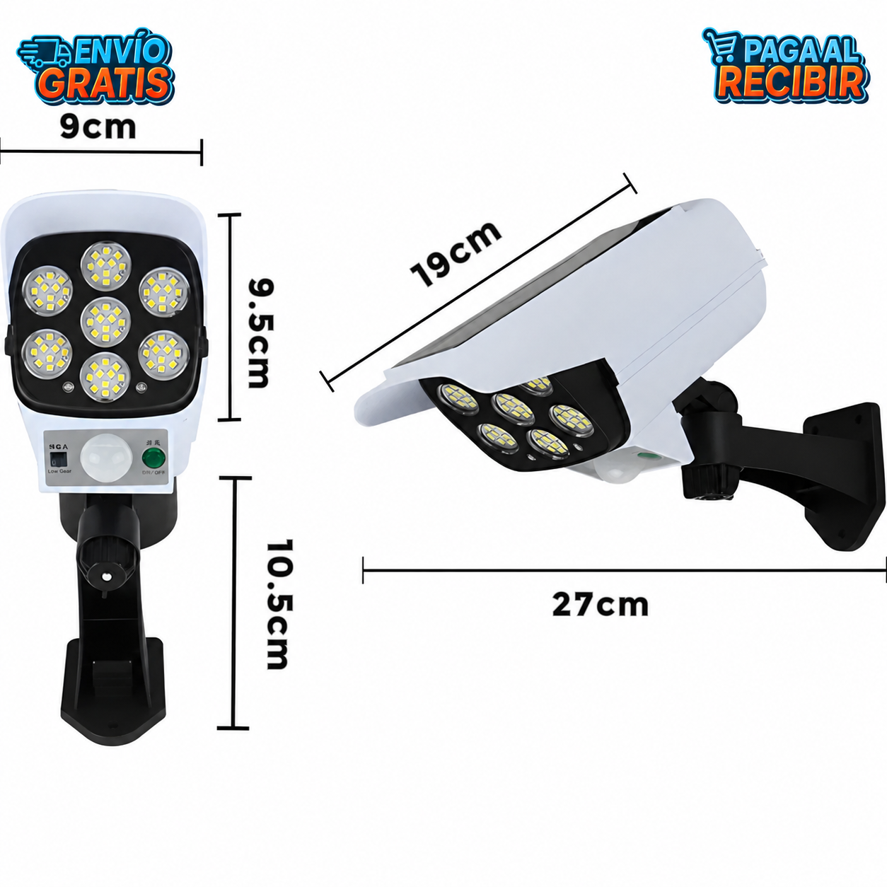 SecureLight™ 📸 - Foco solar seguridad 🚨