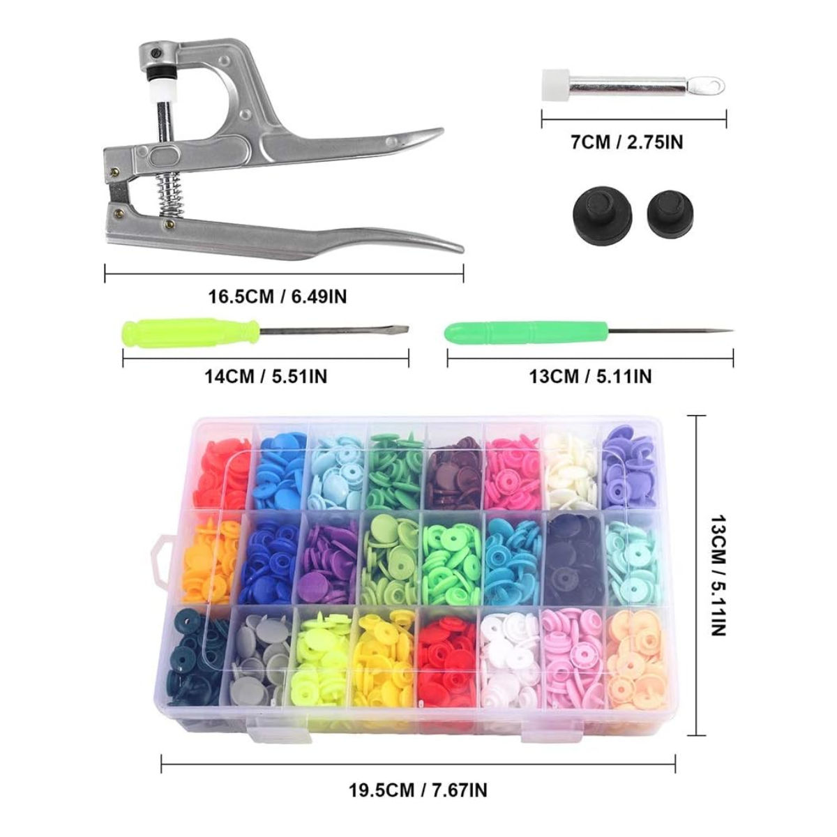 Botonix® - Kit De Botones A Presión Alicate
