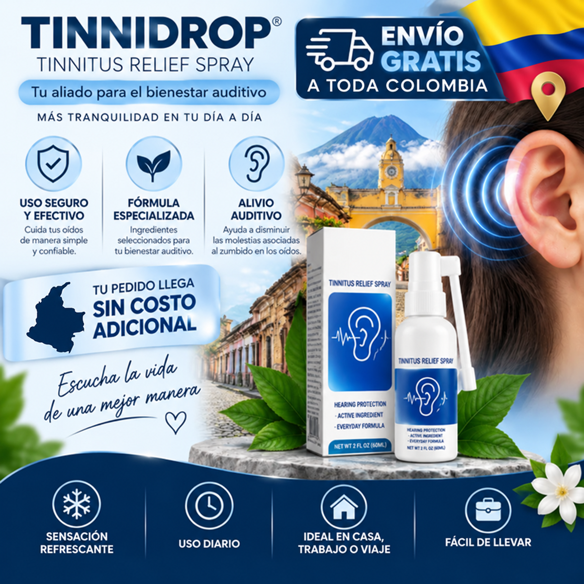 Tinnidrop - Spray para Oídos
