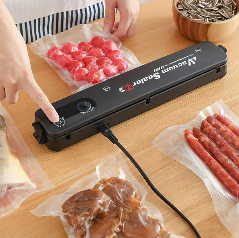 Selladora de alimentos al vacío SEALER Z® ♻️ SOLO X HOY 125 Bolsas BIODEGRADABLES GRATIS (8mts)