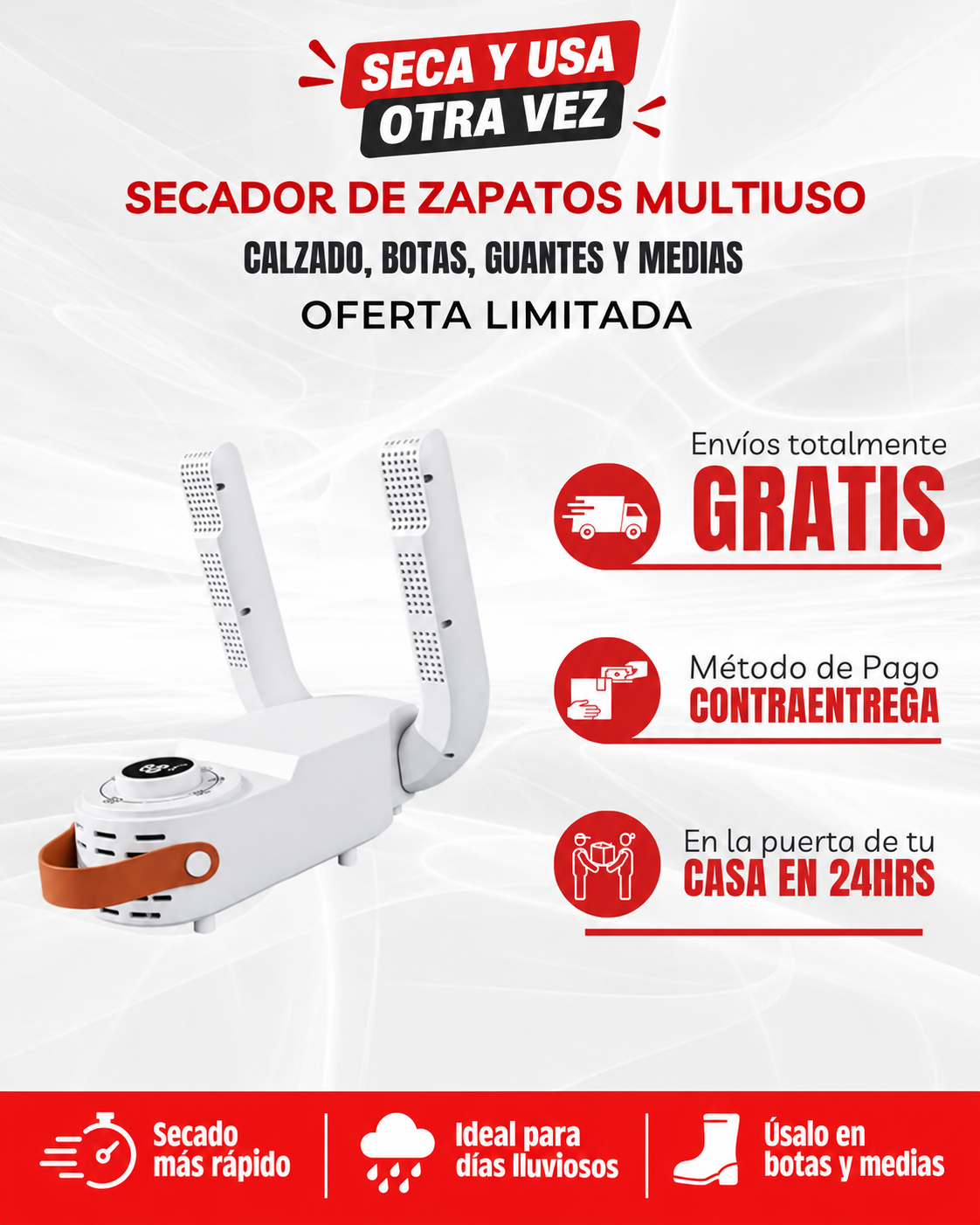 Secador de Zapatos Multiuso | Calzado, Botas, Guantes y Calcetines