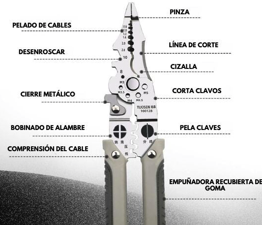Toolix Pro® - Alicate Multifuncional 2 en 1