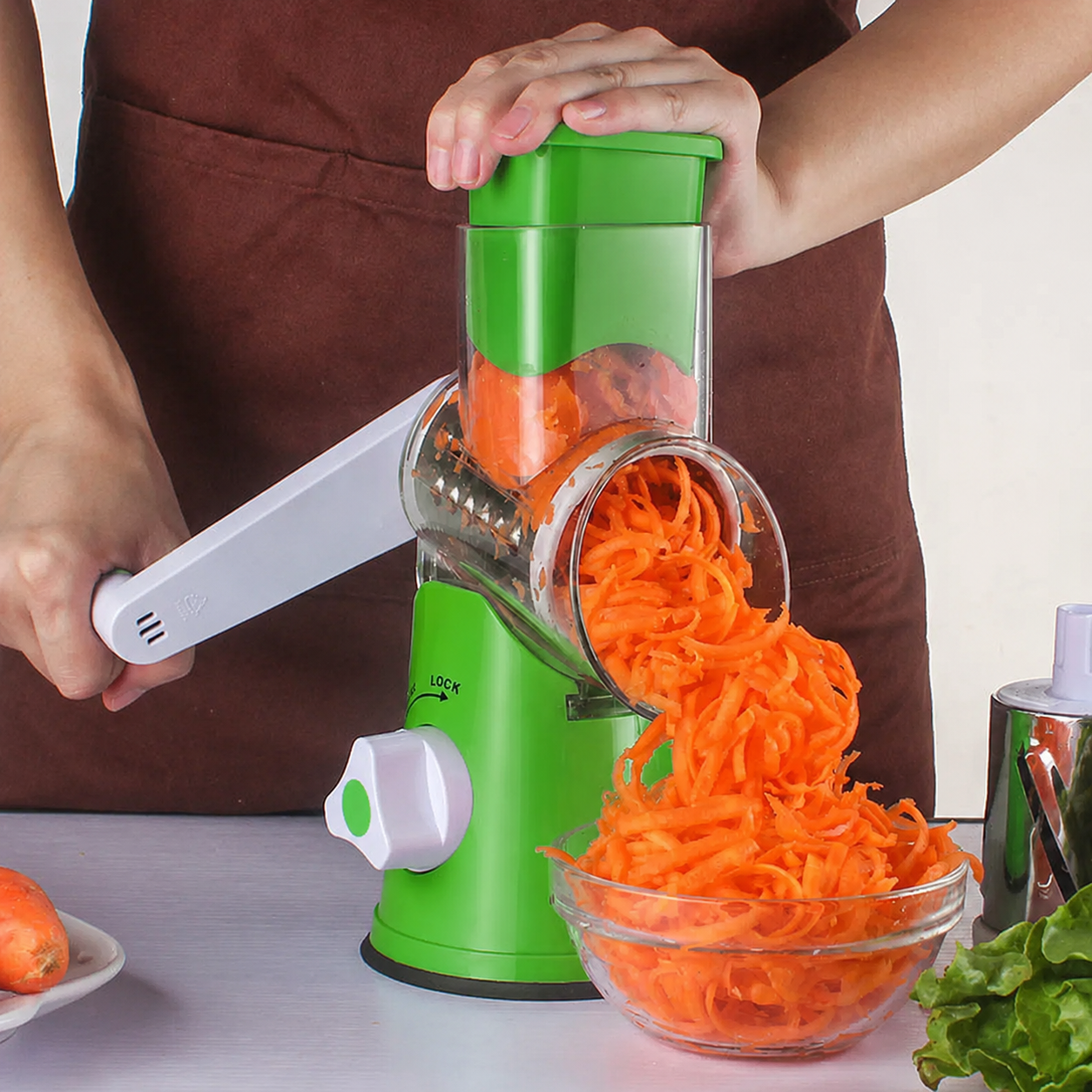 Easy Peeler™ - Cortador de verduras y frutas giratorio 3 en 1