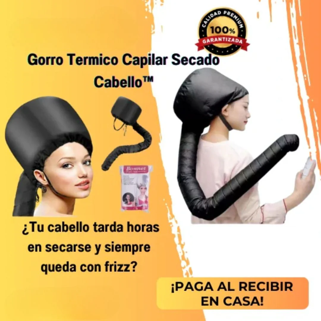Gorro Térmico Capilar Secado Cabello™