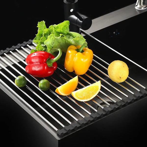 DryFlex™ - Escurridor Enrollable para Cocina