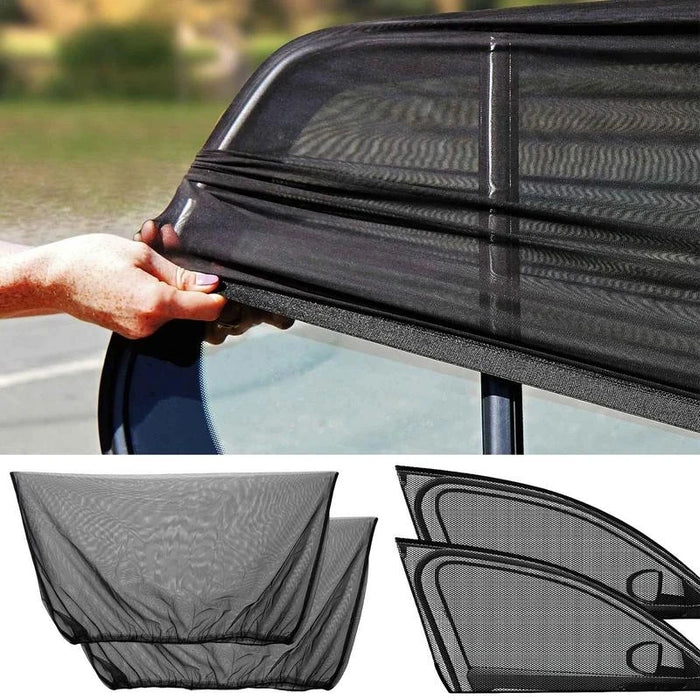 Set X4 Cortina Parasol Para Carro SunCar™