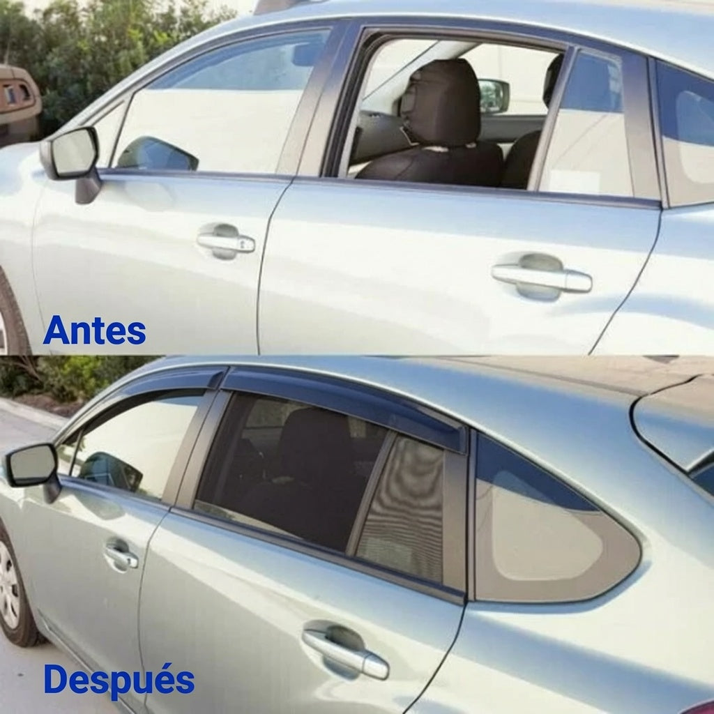 CarShades - Set de 4 Tapasoles de Malla para Ventana de Auto