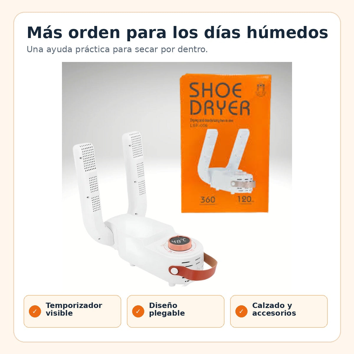 Secador multiuso para días húmedos