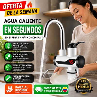 AquaHeat® — Agua caliente en 5 segundos