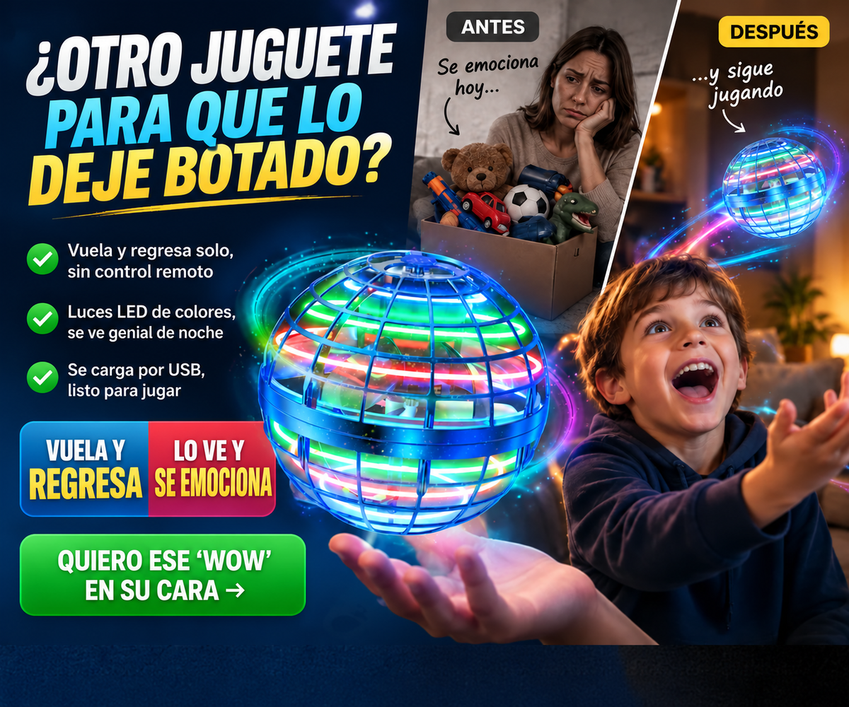 Pelota Voladora Esfera Boomerang