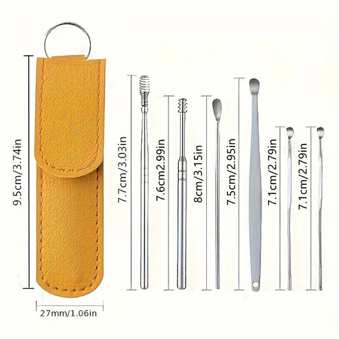 KIT ESTUCHE LIMPIADOR DE OÍDOS