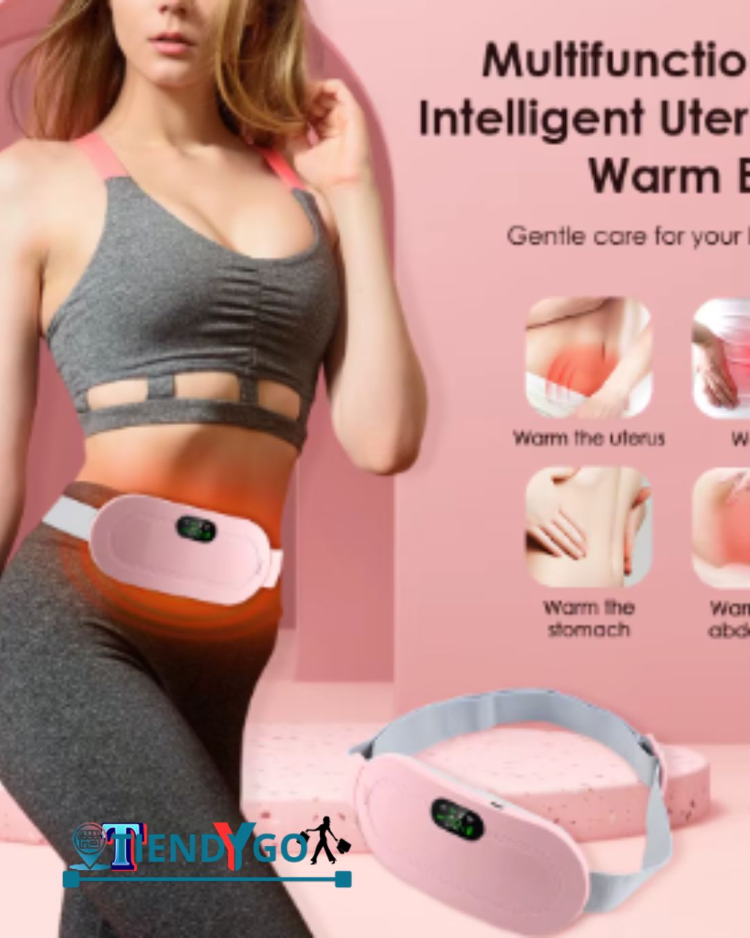 ComfortPulse™ - Cinturón para cólicos Menstruales