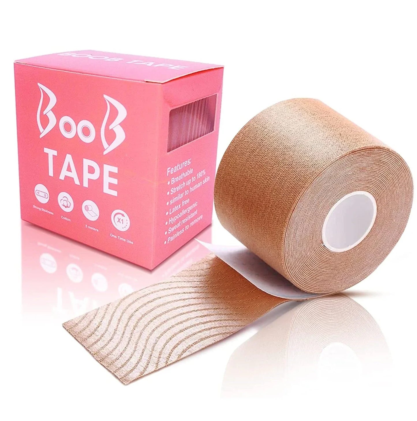 Cinta Adhesiva Levanta Busto Invisible Booby Tape (5 M)