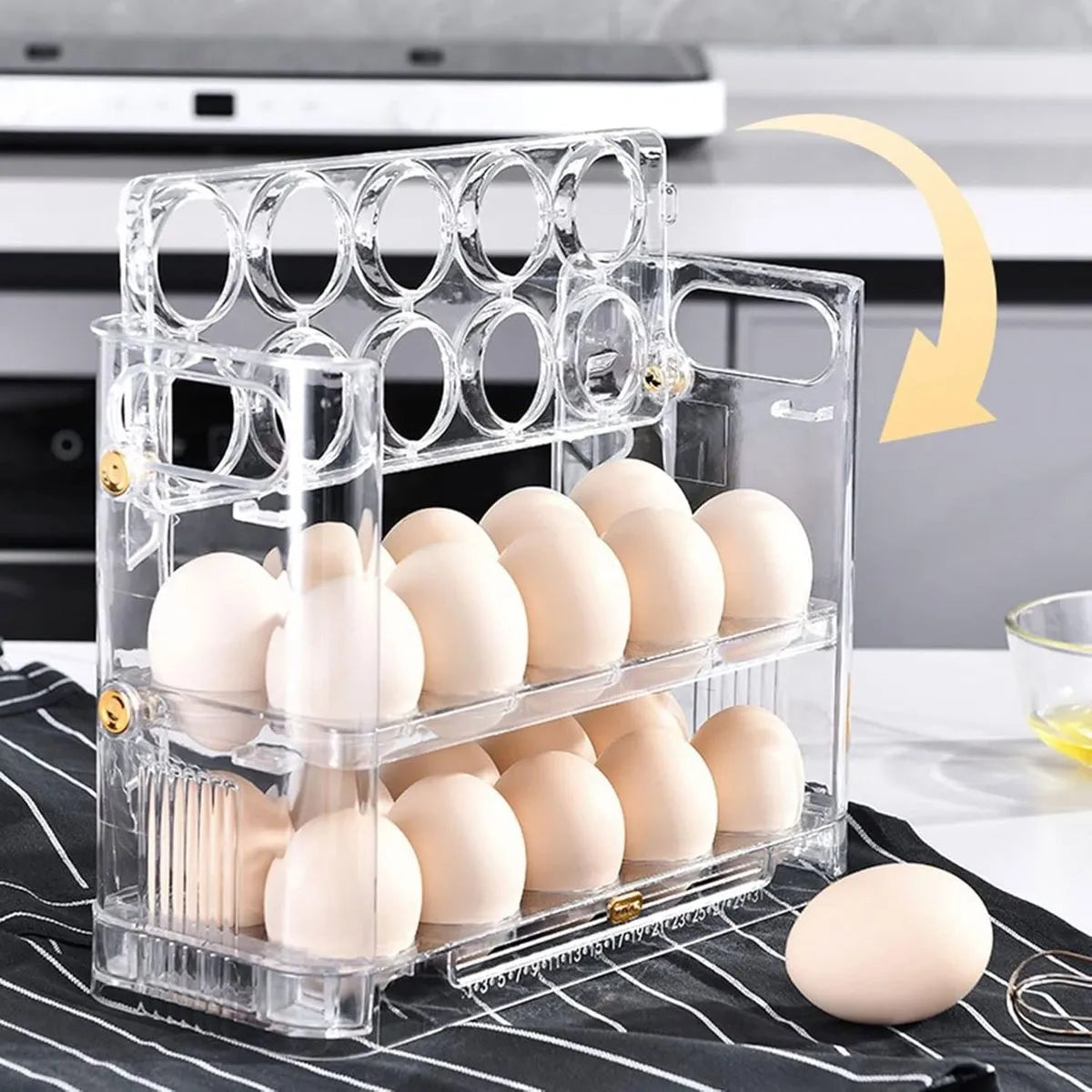 Caja Almacenamiento Organizadora Huevos