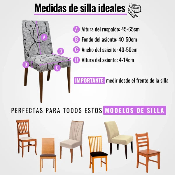 Pack de fundas para sillas