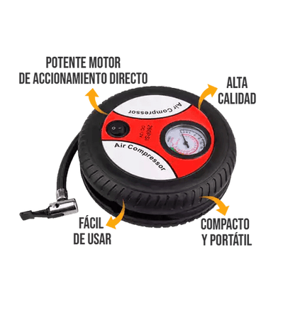 AirBoost™ - Inflador de Llantas Portátil