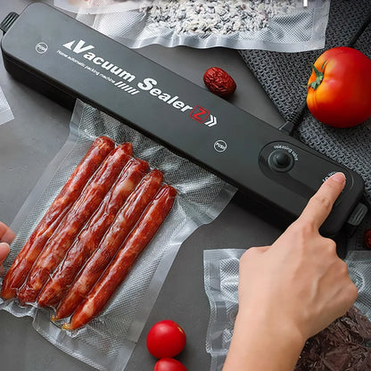 Selladora de alimentos al vacío SEALER Z® ♻️ SOLO X HOY 125 Bolsas BIODEGRADABLES GRATIS (8mts)