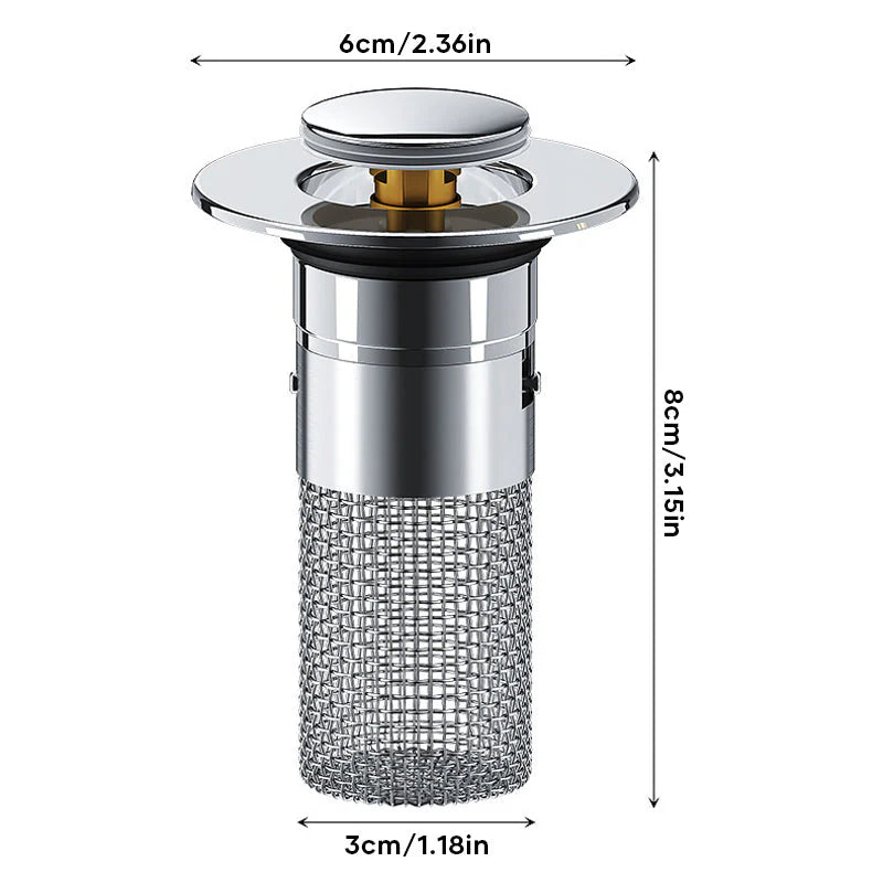 Tapón Filtro Acero Inoxidable DuoBlock Steel® (x2 Unidades)