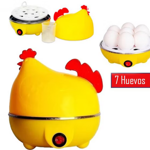 HERVIDOR DE HUEVOS TIPO GALLINA✅