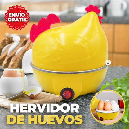 HERVIDOR DE HUEVOS TIPO GALLINA✅