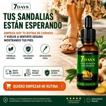 (2x1) Tratamiento anti hongos 100% NATURAL 7 Days