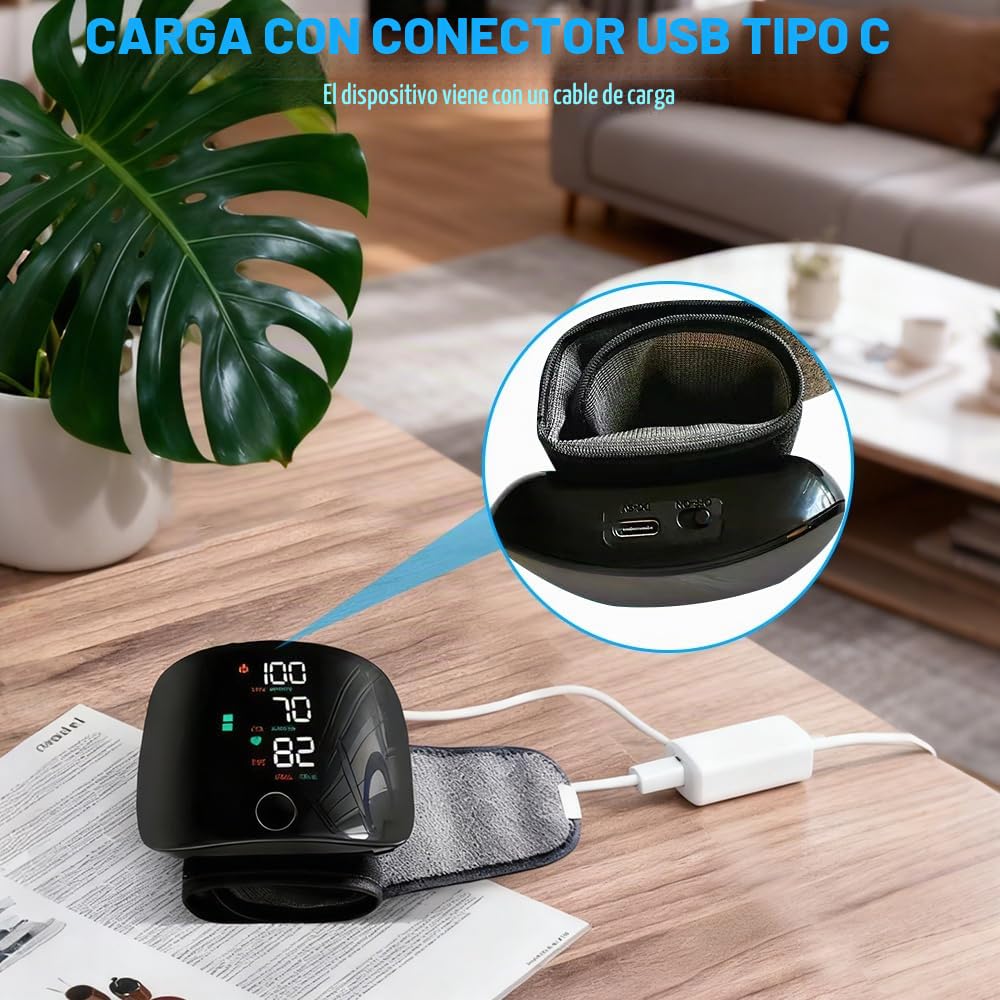 Tensiómetro Digital de Muñeca - Control fácil desde casa.