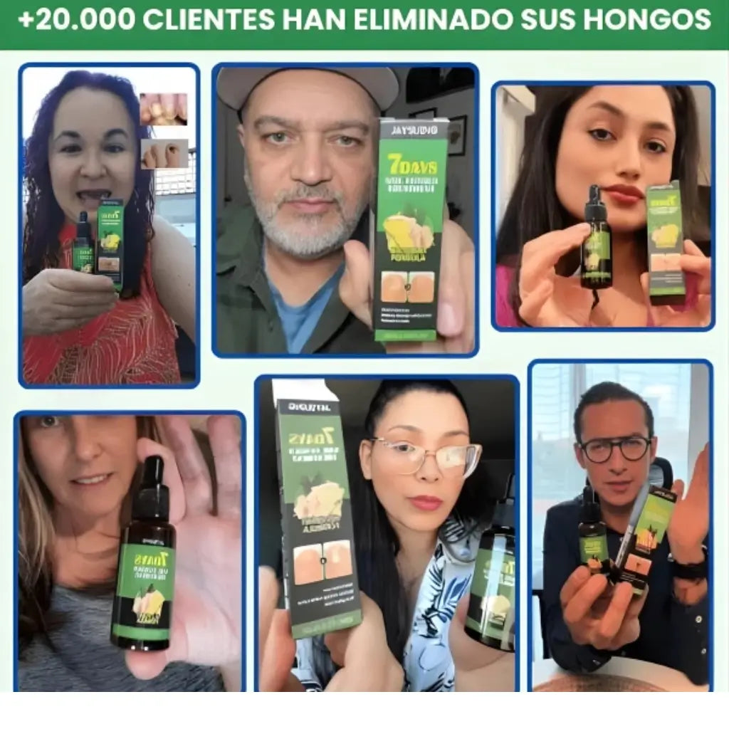 (2x1) Tratamiento anti hongos 100% NATURAL 7 Days