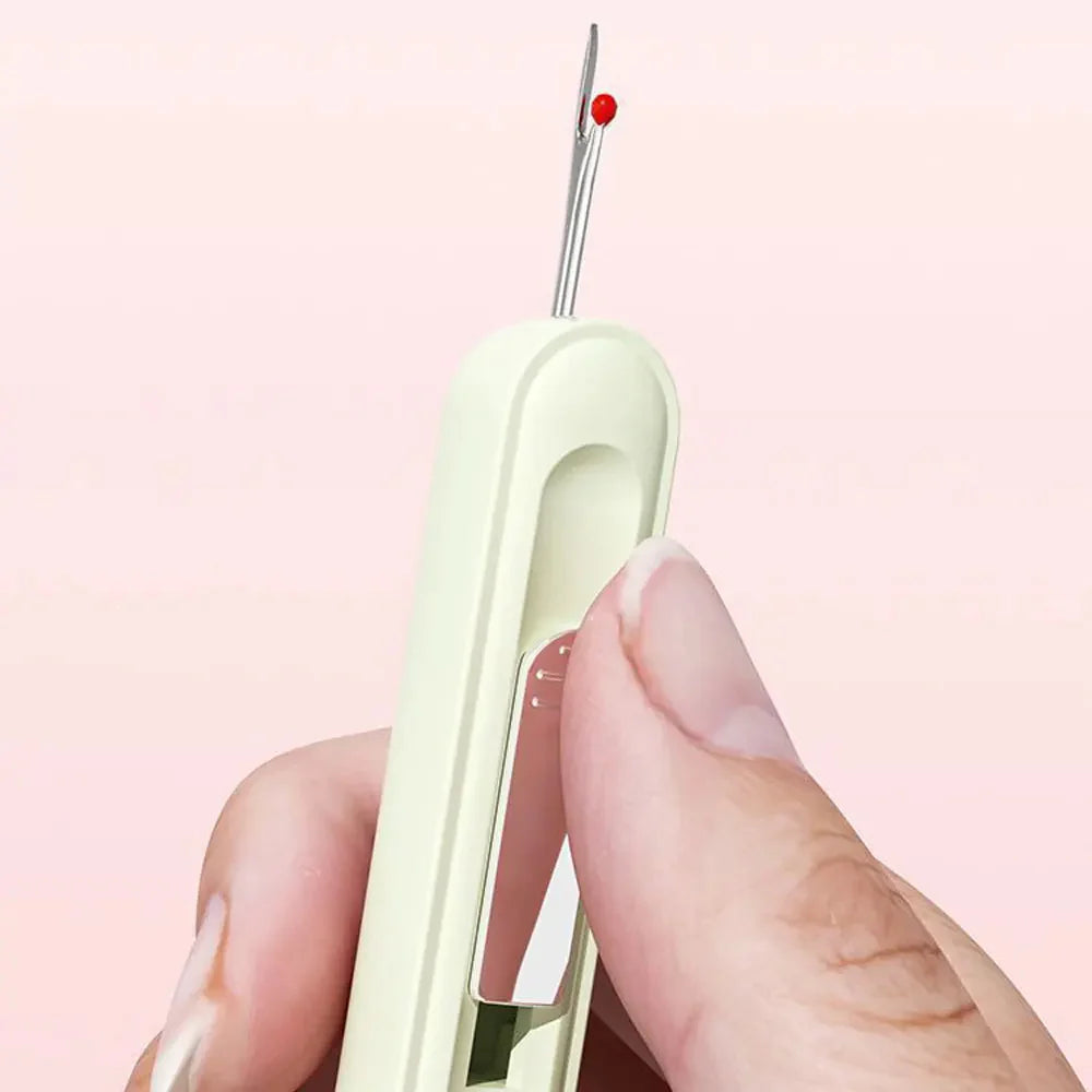 Enhebrador de Agujas 2 en 1 con Cortador de Hilo – Práctico y Multiusos