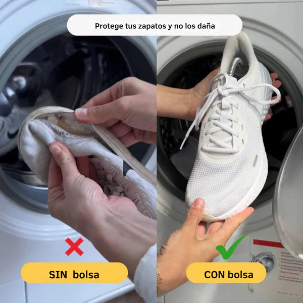 Bolsa Protectora para Lavar Zapatos Fácil