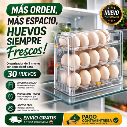 Caja Almacenamiento Organizadora Huevos