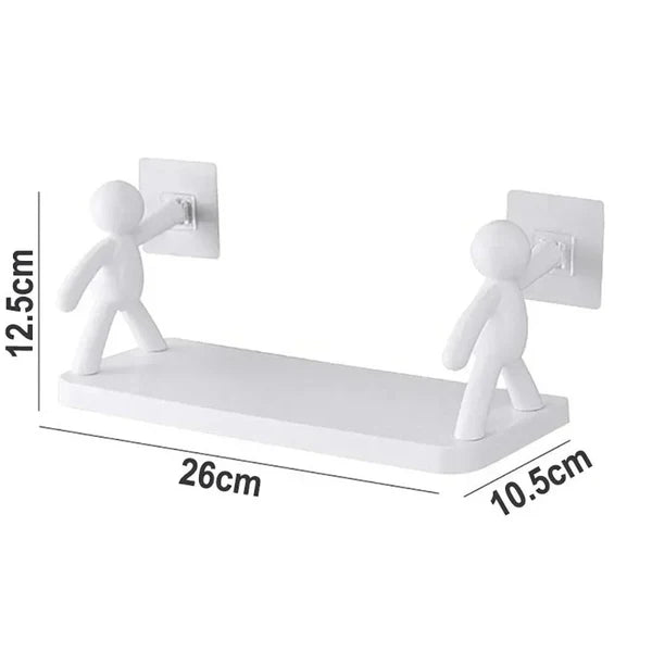 Estante de baño organizador adhesivo (combo 2x1)