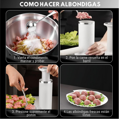 SausEasy: Embutidora Manual 2 en 1