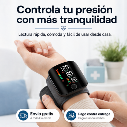 Tensiómetro Digital de Muñeca - Control fácil desde casa.
