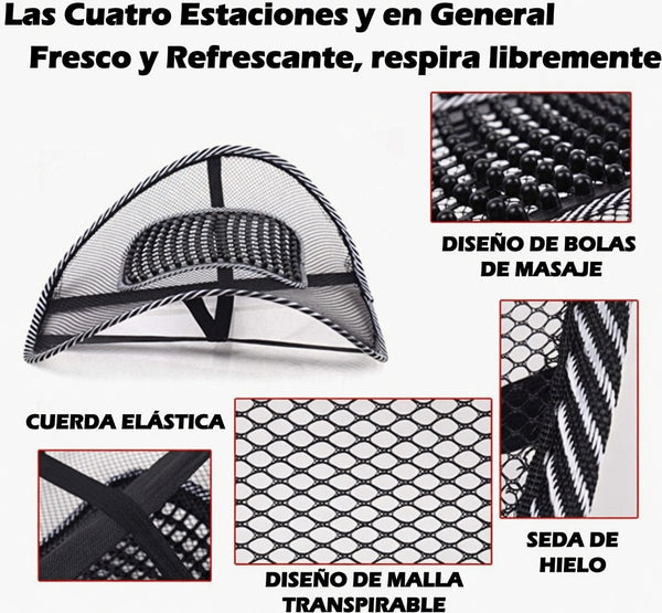 Cojín Lumbar Malla Confort Plus