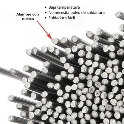 🔥Oferta especial🔥 Varilla Soldadura Aluminio Baja Temp X 5