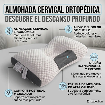 Orthopedic Sleep™ Almohada Ortopédica - Despídete de tus molestias musculares en una noche