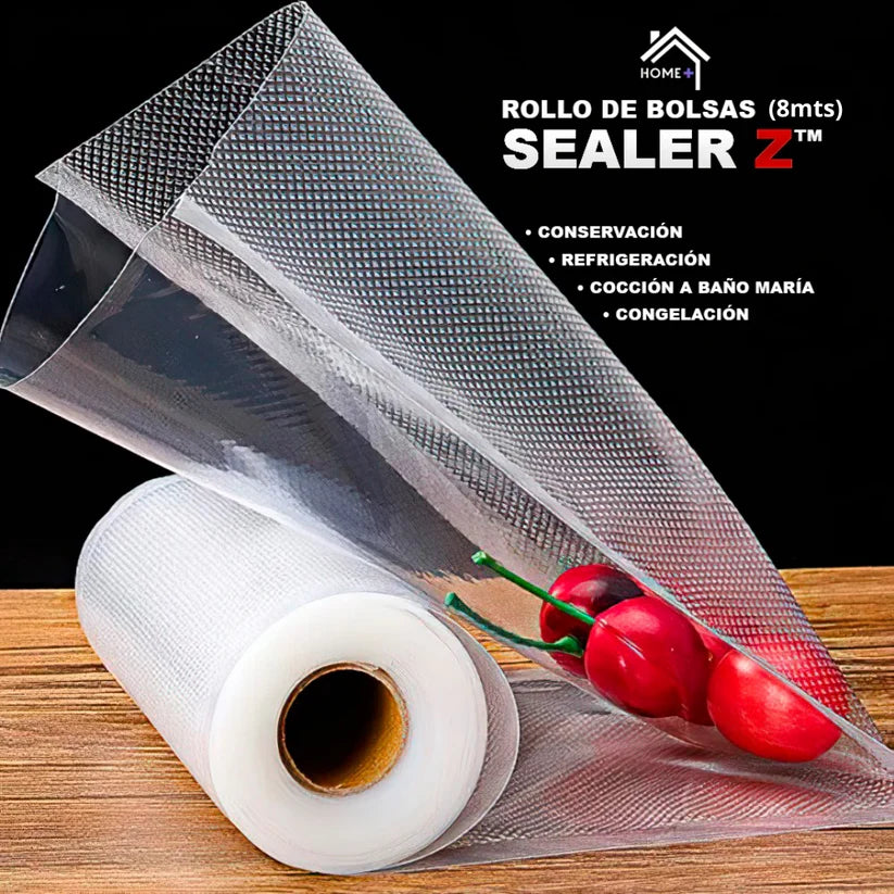 Selladora de alimentos al vacío SEALER Z® ♻️ SOLO X HOY 125 Bolsas BIODEGRADABLES GRATIS (8mts)
