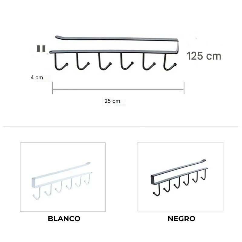 Soporte Colgador De Tazas Multifuncional