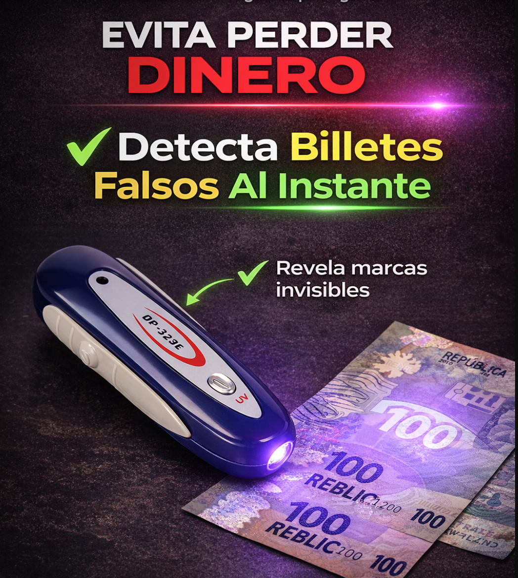 TrueScan Pro™ - Mini Detector De Billetes Falsos