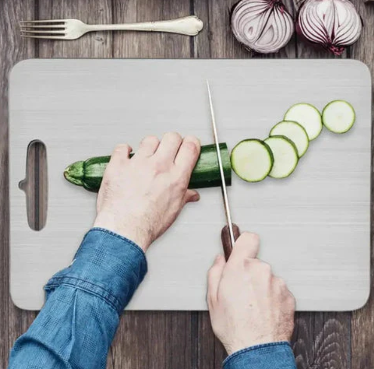 TABLA DE PICAR ACERO INOXIDABLE