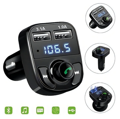 FM Boost Pro® - Transmisor Receptor Bluetooth X8