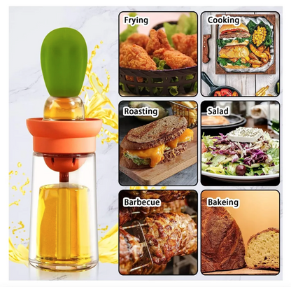 OilEase™ - Dispensador Aceite Con Brocha