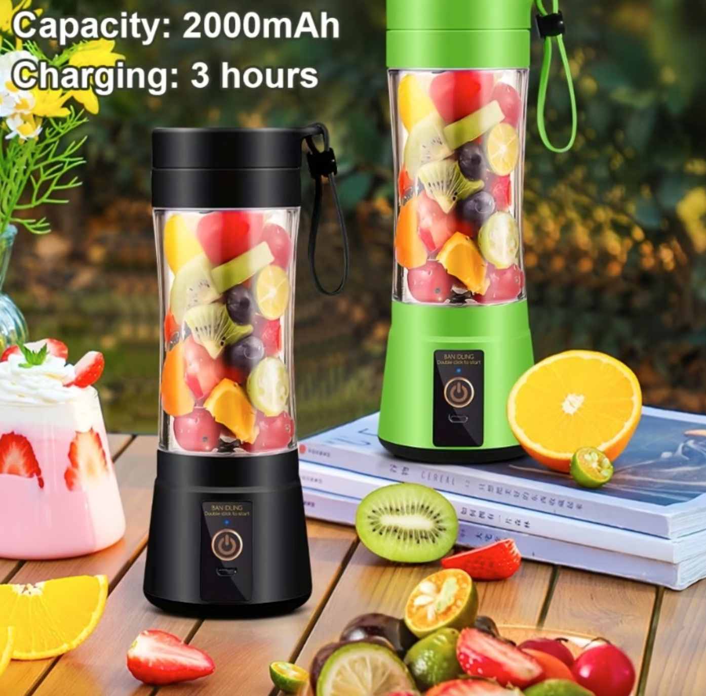 JuiceGo® - Licuadora Portatil Recargable