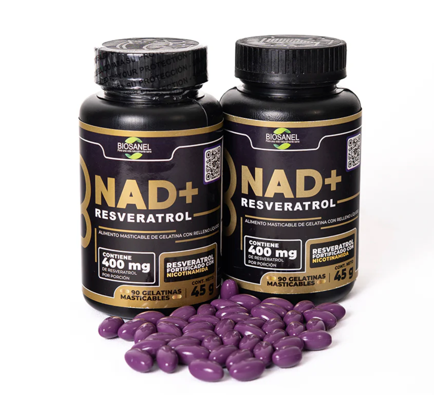 Nad+ Resveratrol Satoomi (x100 Capsulas)