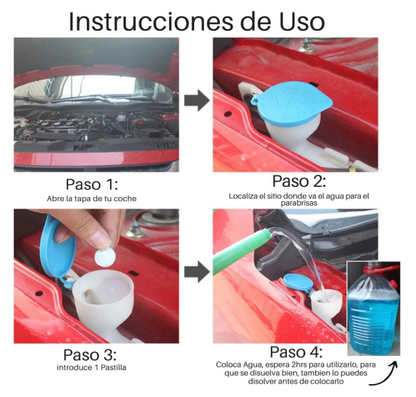 Kaililai® - Pastillas Limpia Parabrisas Efervecentes
