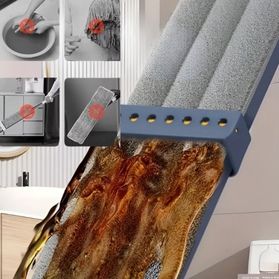 TwistClean® - Trapeador autoescurrible de 360°