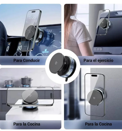 Soporte Magnético de celular para cualquier superficie plana