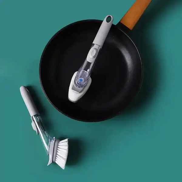 Cepillo con Dispensador para Limpieza 2 en 1