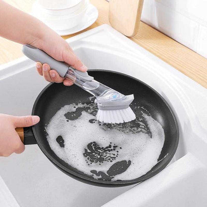 Cepillo con Dispensador para Limpieza 2 en 1