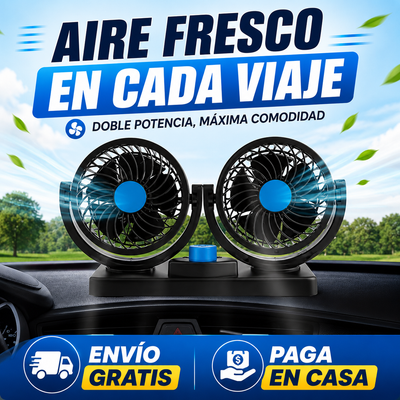 AutoBreeze® - 🌬️ Ventilador doble para vehículo